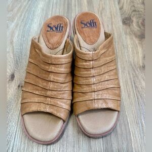 Sofft Pienza Tan Sandals Size 6 LNC